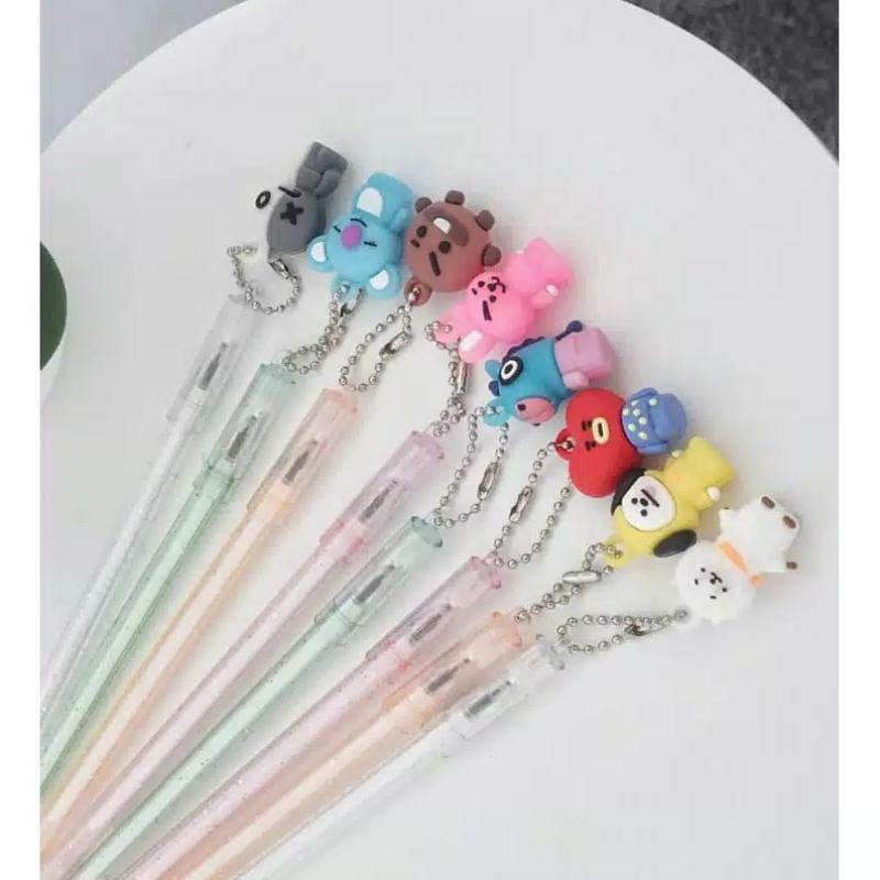

Bolpoin gantungan karakter boneka BTS 21