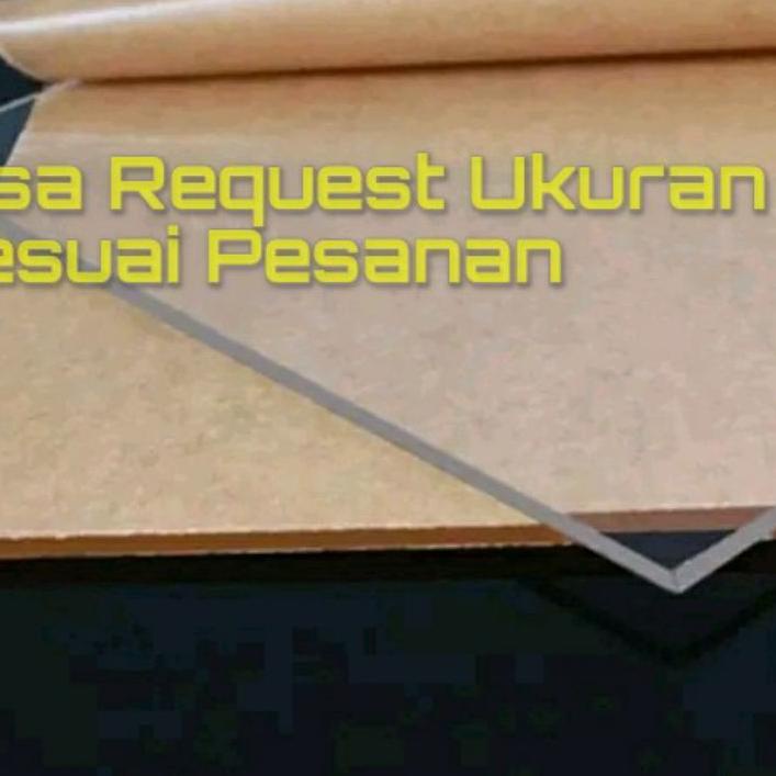 

Akrilik Bening 3mm 16x85cm Acrylic Sheet Lembaran ...