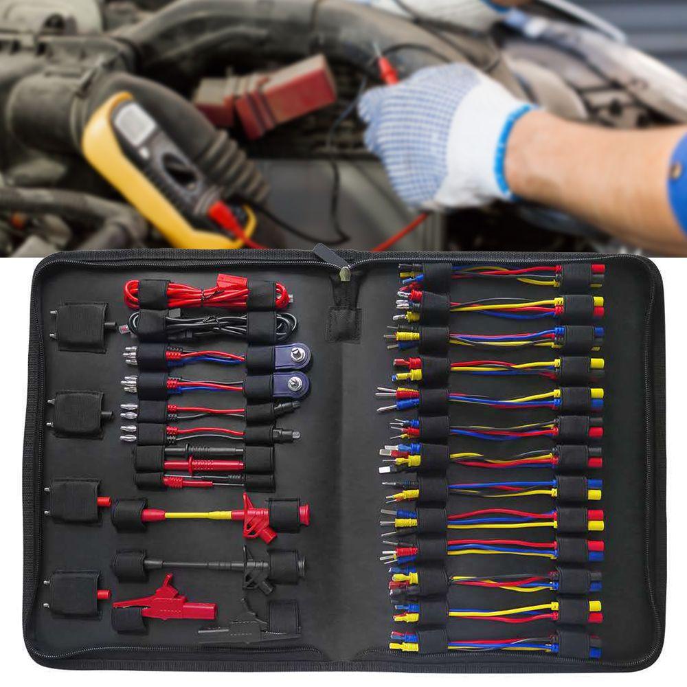 Populer 70PCs/Set Multimeter Test Lead Kit Set Kualitas Tinggi Universal Untuk Multi-Fungsi Alat Diagnostik Perbaikan Test Lead