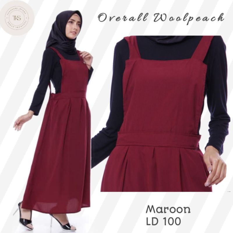 Baju Overall Wanita Kekinian Overall Polos Casual