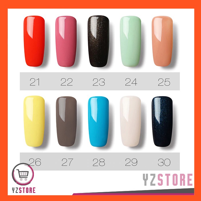 Kutek Gel Nail Polish UV LED Rosalind Solid Series 21-40 YZ91