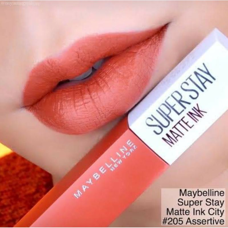 Maybelline superstay matte ink 205 Assertive