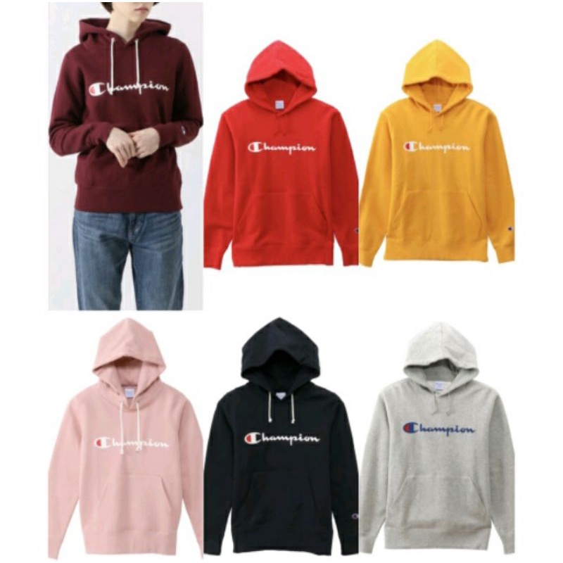 Champion Logo Depan Sablon Women Hoodie Sweater Women