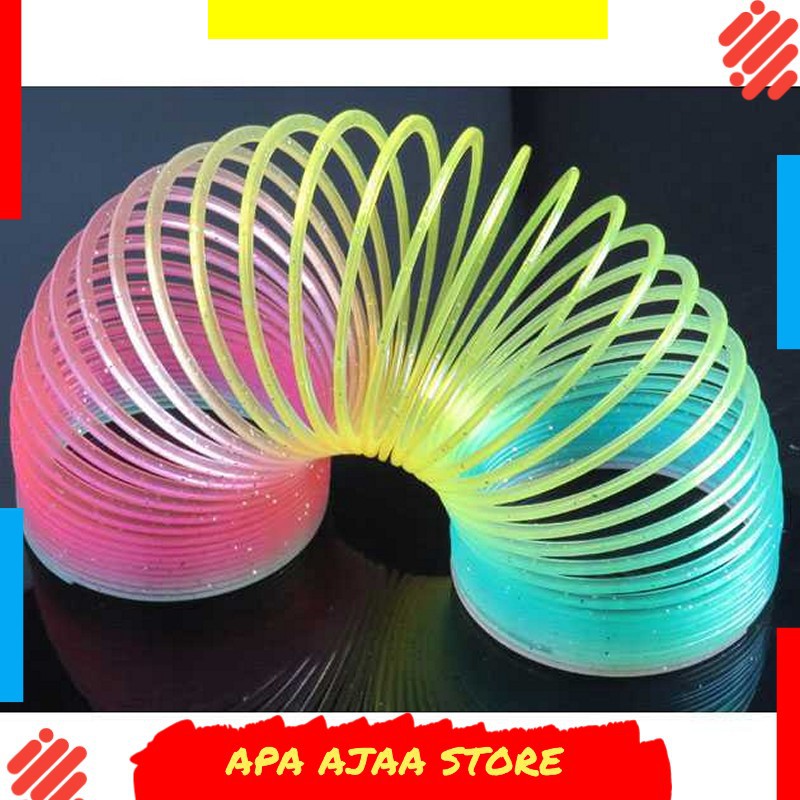Hot Promo ! Qixing Toys Slinky Spring Rainbow