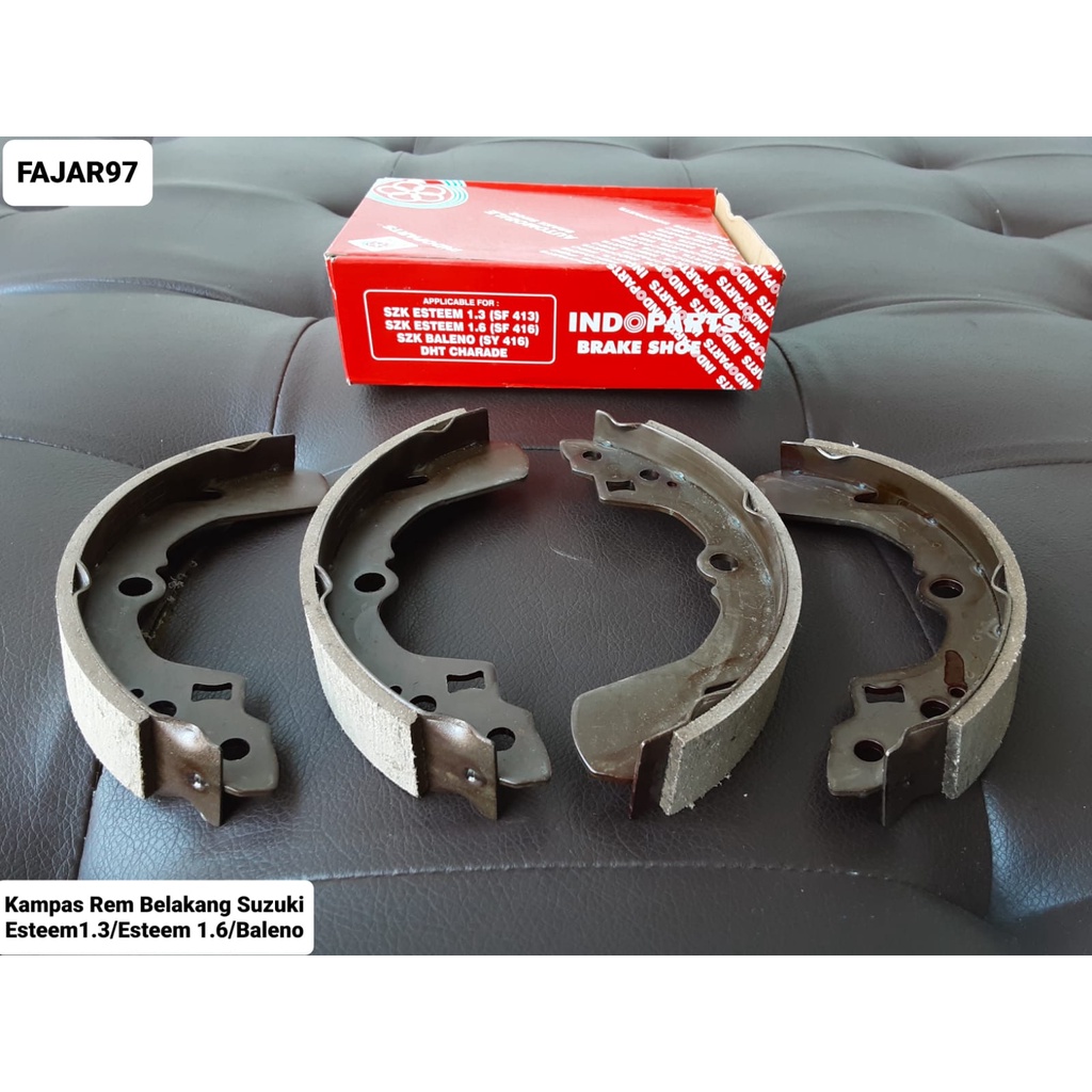 KAMPAS REM BELAKANG/BRAKE SHOE SUZUKI ESTEEM 1.3CC/ESTEEM 1.6CC/BALENO OLD/AERIO