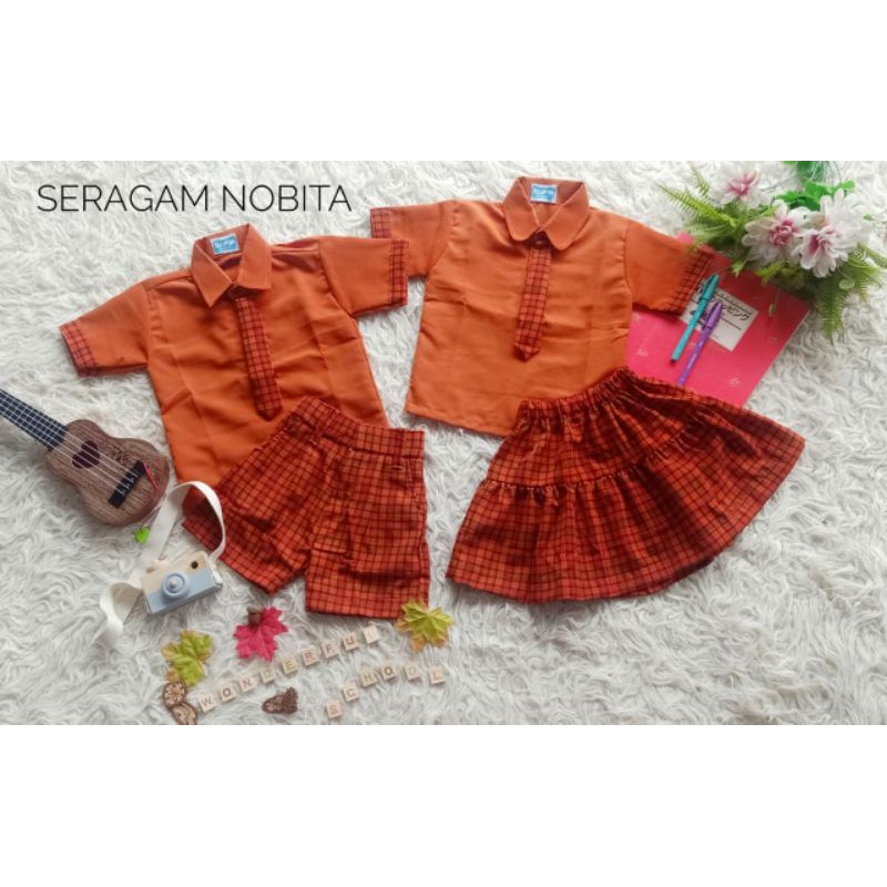 SERAGAM TK | SERAGAM SEKOLAH | SERAGAM PAUD | SERAGAM KOREA | AZZAFRAN | BAJUNIK