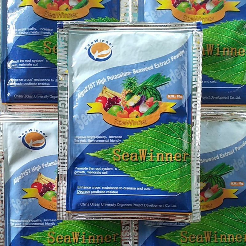 Seawinner 100gr organik perangsang penumbuh tunas & akar. Alga21ST . pupuk tanaman hias,sayur,buah
