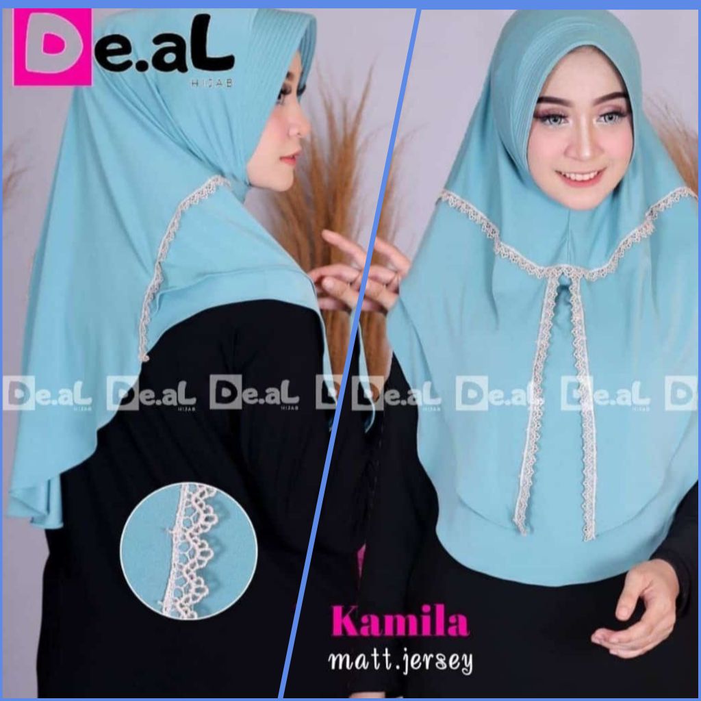 HIJAB KAMILA DE.AL JERSEY HIJAB INSTAN