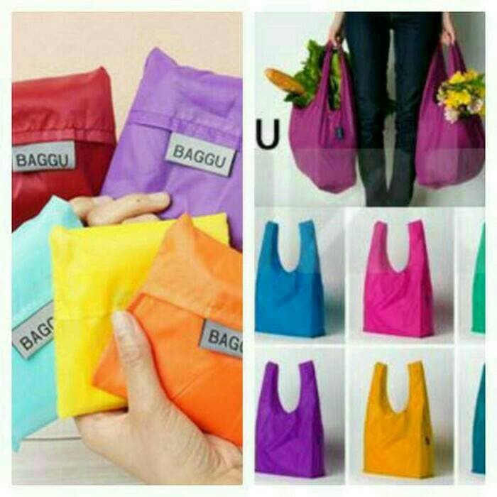 Baggu Bagcu Shopping Bag (Tas Belanja jinjing Modis Lipat Praktis) tas bagcu
