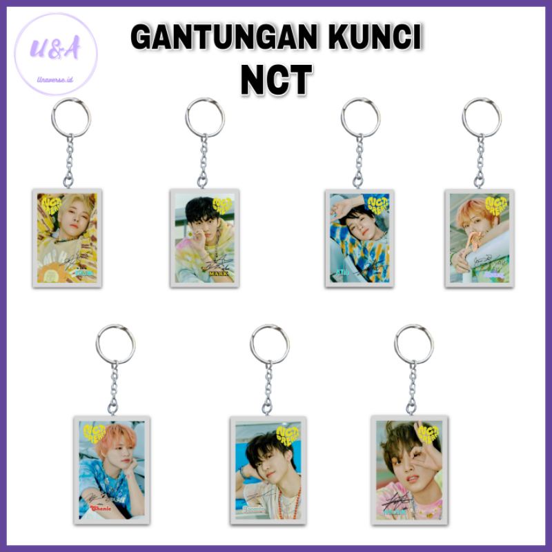 [Unaverse] GANTUNGAN KUNCI NCT DREAM HELLO FUTURE Keychain Jaemin Jeno Haechan Murah