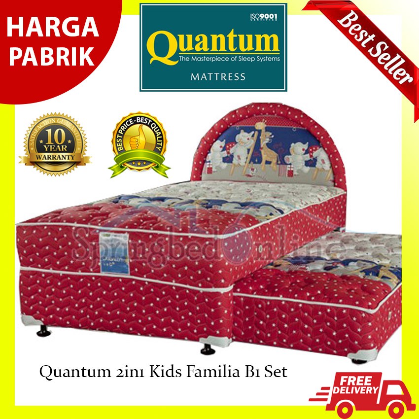 Quantum 2in1 Kids Familia B1 Set- Springbed (Full Set)