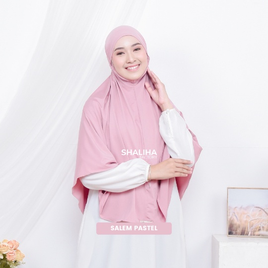 ShalihaFactory - Jilbab Hijab Kerudung Instan Bergo Maryam Jersey Jumbo Syari Panjang Polos | Nuha Syari