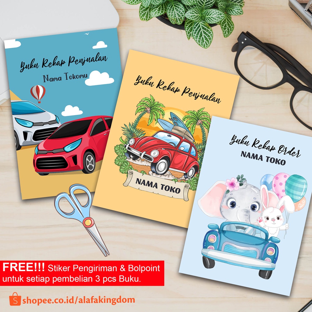 

Alafakingdom 41-43 - Buku Rekap Order / Buku Rekap Penjualan / Buku Rekap Stock / Buku Rekapan / Buku Penjualan / Buku Olshop / Buku CashFlow