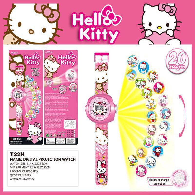 Jam Tangan Proyektor 20 Gambar Kartun Hello Kitty 3d Untuk Edukasi I 64376144 1223755723