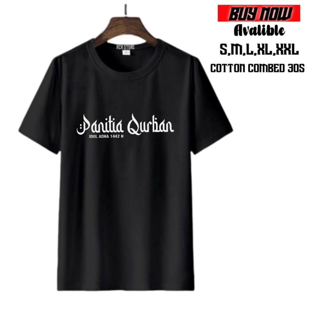 Kaos Kata Kata Panitia Qurban - Kaos Panitia Qurban Idhul Adha - Baju Panitia Qurban - Kaos Idhul Ad