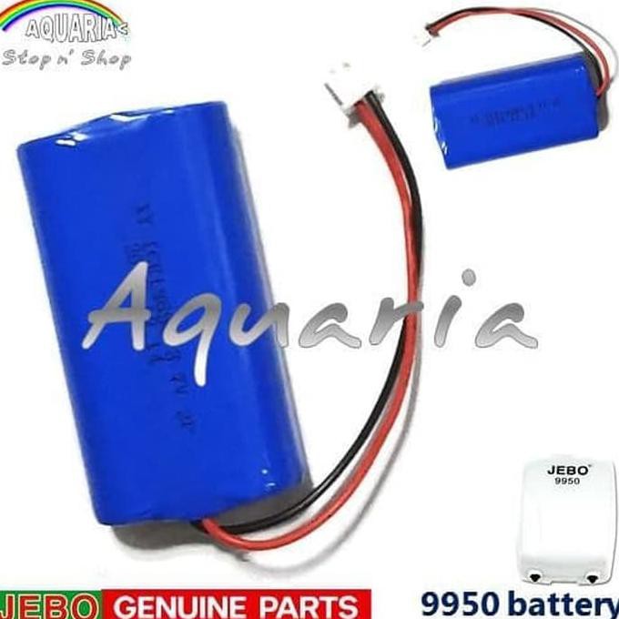 Baterai Pengganti Jebo 9950 Pompa Udara Ac/Dc Original Spare Parts Aqri92 Juara