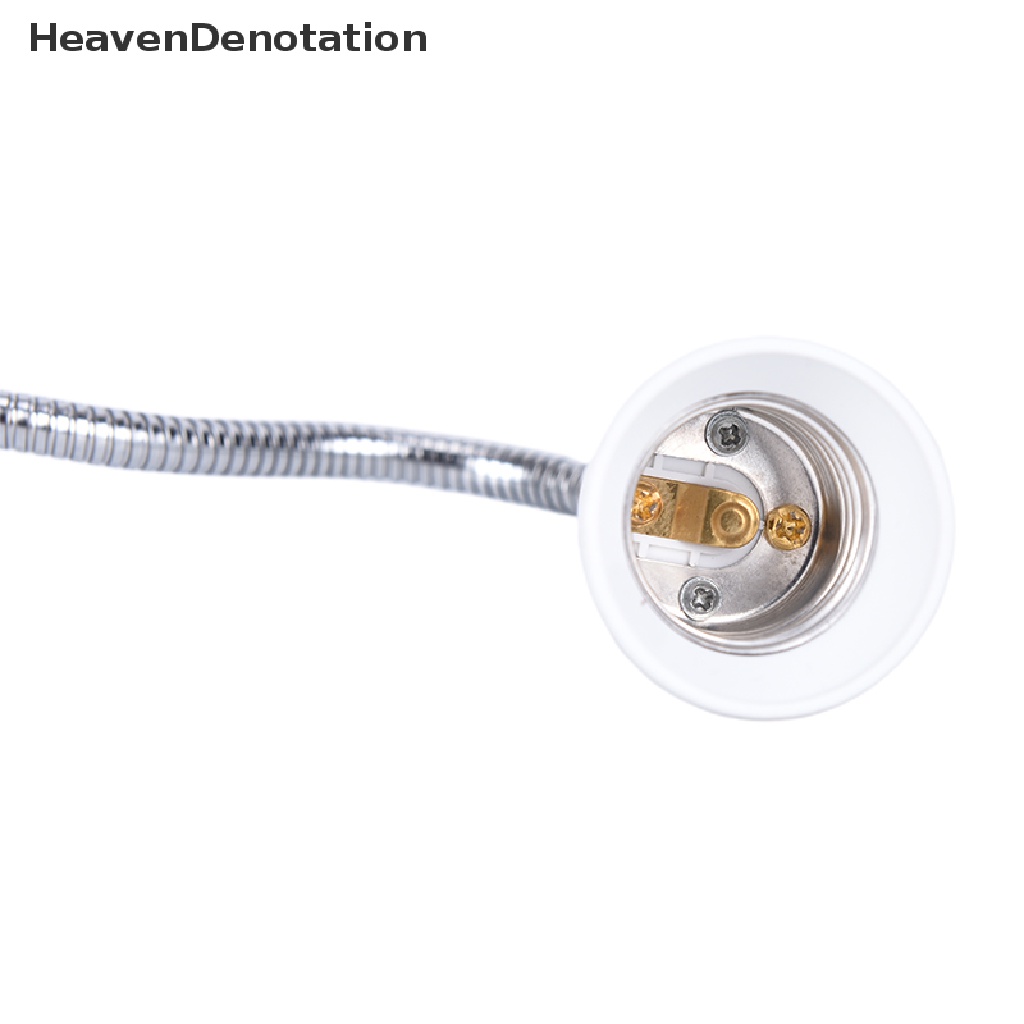 [HeavenDenotation] 30cm Lamp Extender Flexible Extension Adapter E27 To E27 Light Bulb Lamp Holder