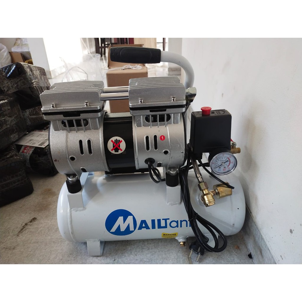 MAILTANK SH-38 AIR COMPRESSOR 9L MAILTANK SH38 Kompresor portable Daya listrik 650Watt Pompa Ban Oiless