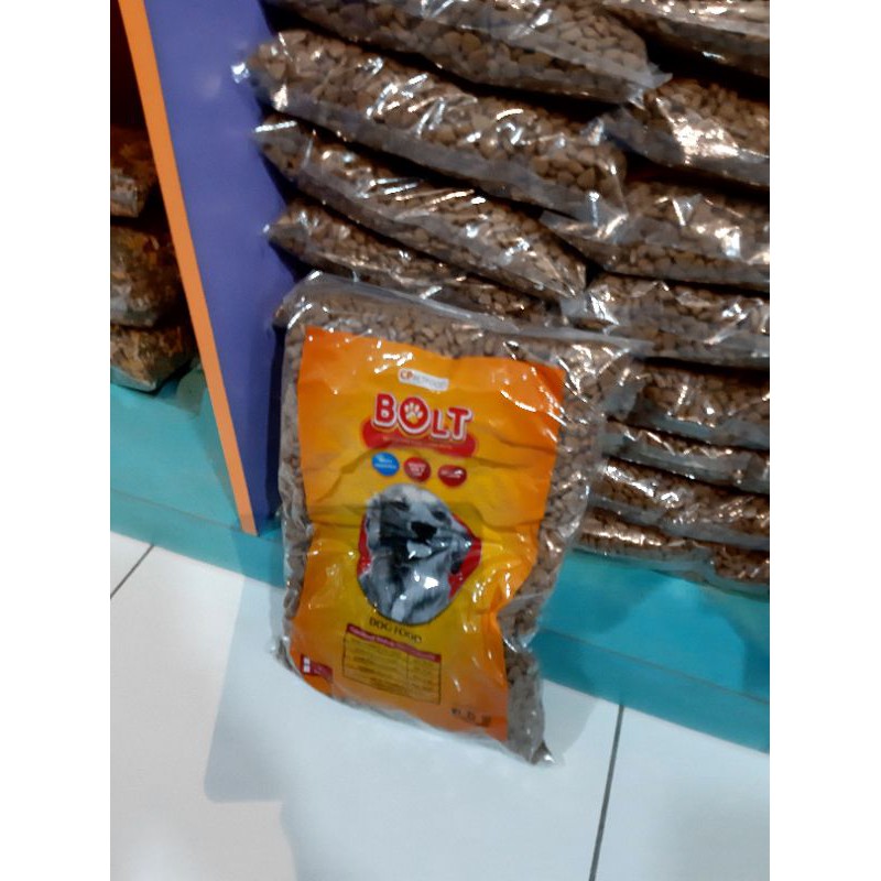 makanan anjing bolt 1kg