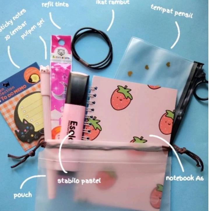 

Saatnya Promo Ymr56 PAKET ALAT TULIS 8IN1 MURAH/ STATIONERY SET FANCY LENGKAP / ALAT TULIS ,.,.,.,.,.,