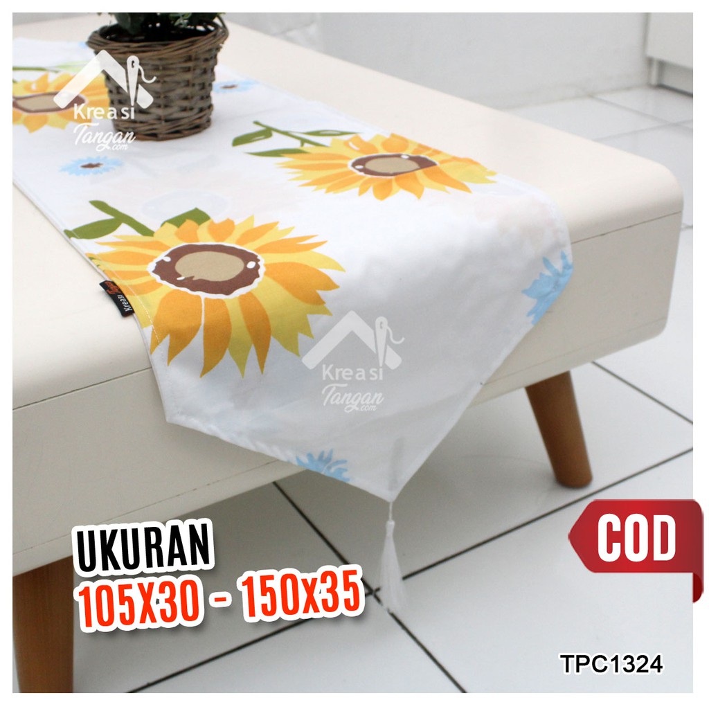 Taplak Meja / Table Runner Ukuran 105x30 - 150x35 TPC1324