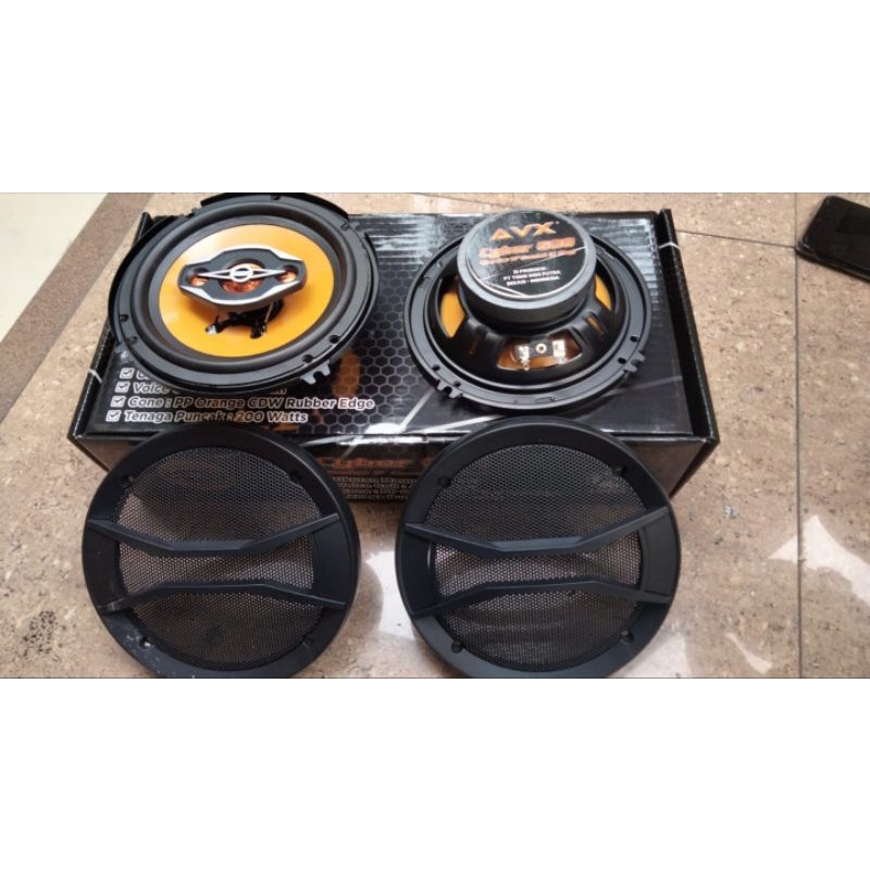 Speaker Coaxial 6inch AVX Magnet Besar, Sepasang