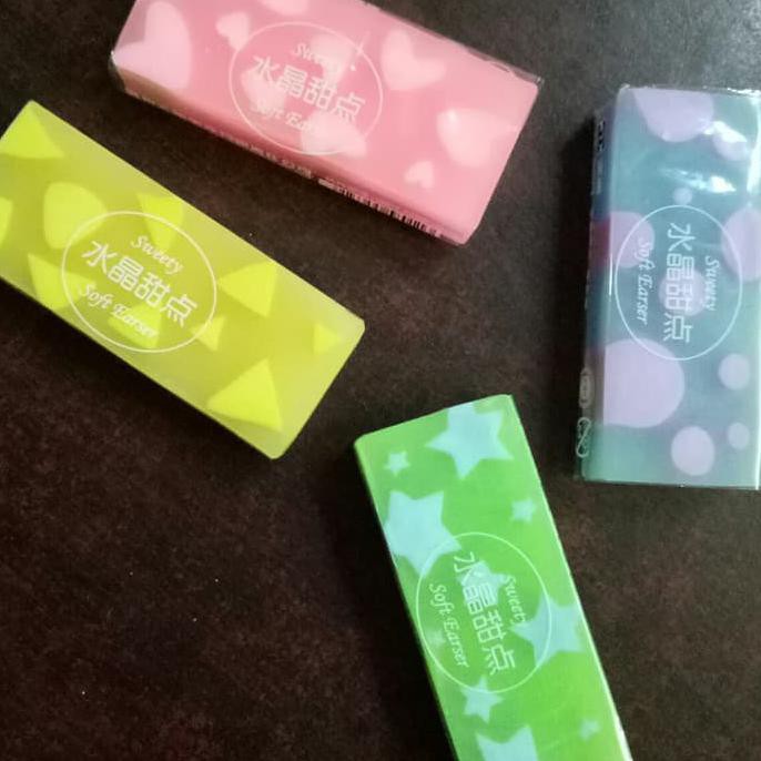 

PENGHAPUS JELLY SWEETY SOFT ERASER BERSIH - FUCHSIA DISKON