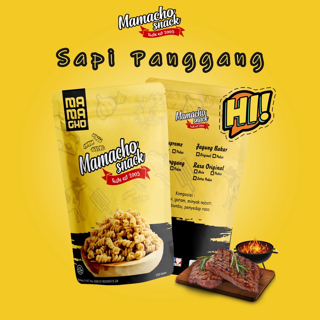 

Makaroni Spiral Rasa Sapi Panggang 150gr