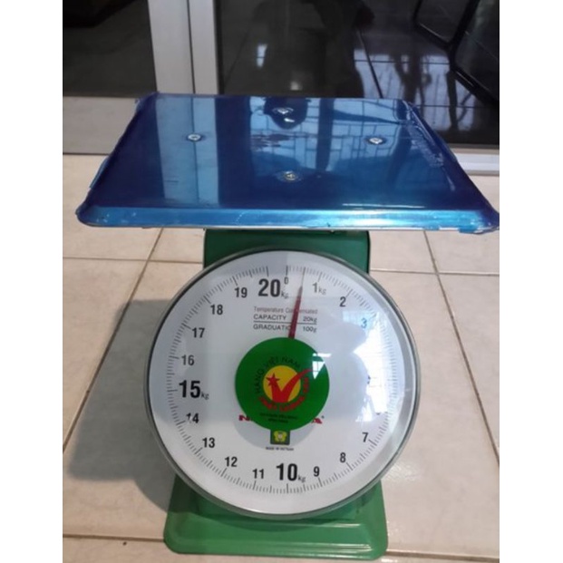 Timbangan Duduk Jarum Nhon Hoa 20kg/Timbangan pegas jarum Nhon Hoa 20kg berkwalitas