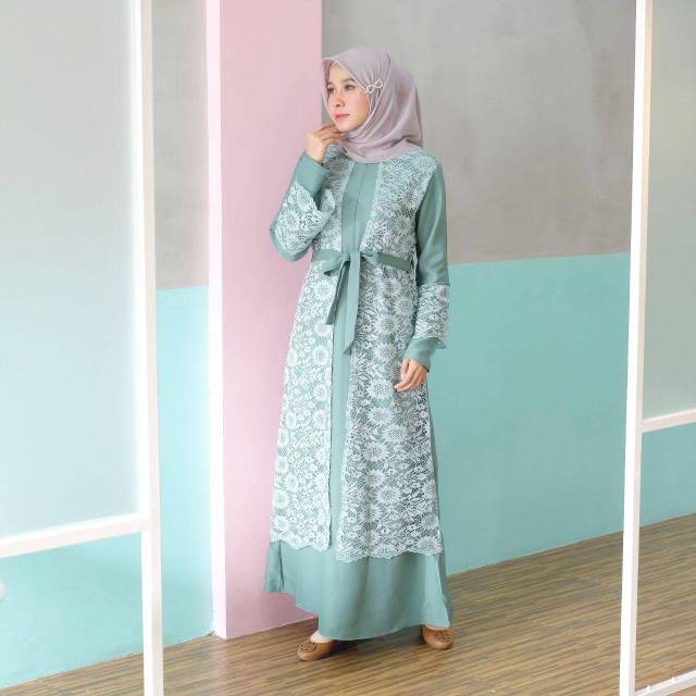 Gamis broklat kondangan SEAN LONGDRESS