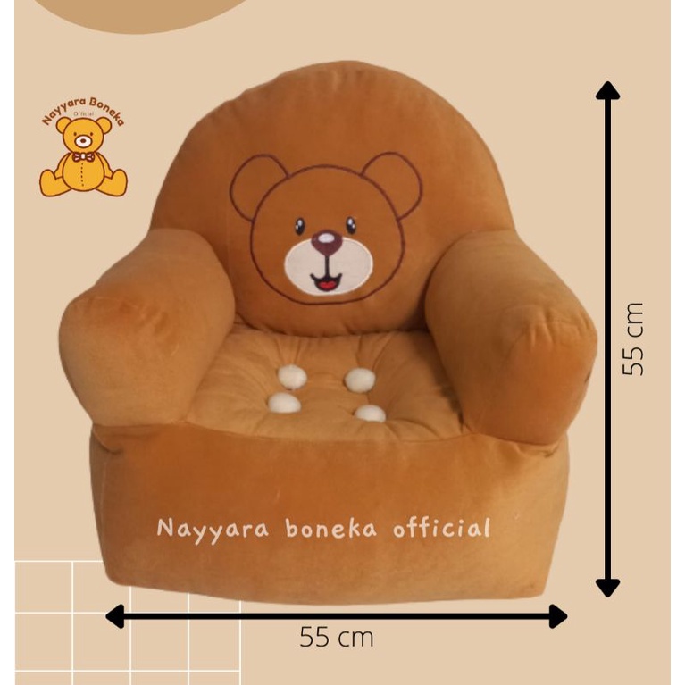 Boneka Sofa Jumbo Karakter 80 cm SNI