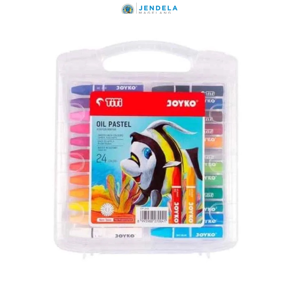 

Oil Pastel Crayon / Krayon Minyak / Alat Mewarnai Joyko TiTi OP-24S 24 Warna Colors
