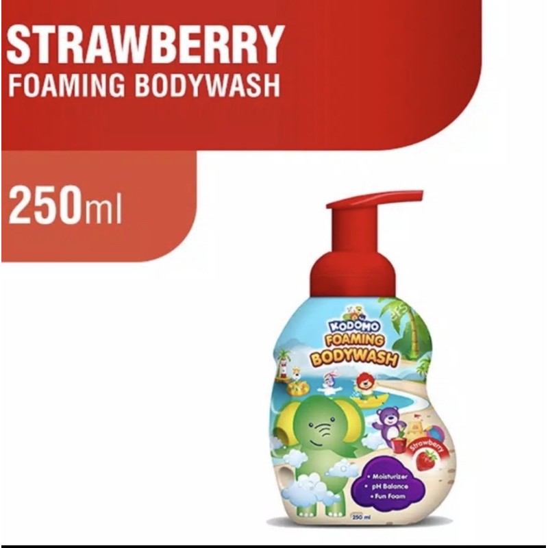 KODOMO Foaming PUMP 250 Ml Shampo Bodywash