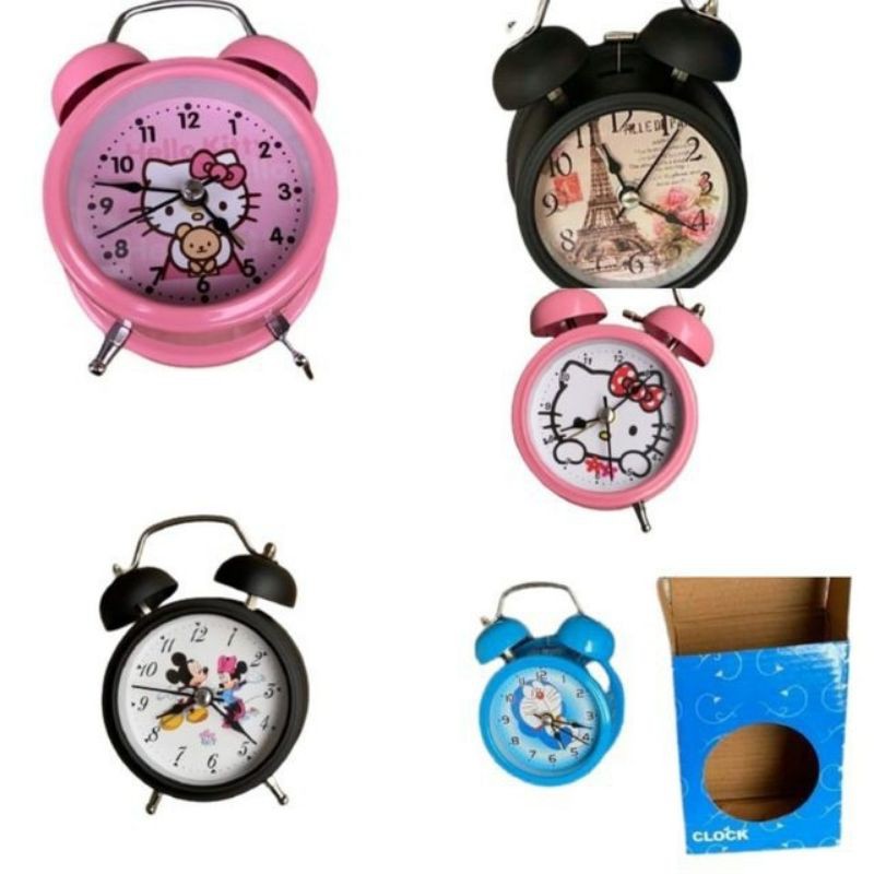 JAM WEKER ALARM CLOCK KARAKTER / JAM BEKER /JAM ALARM KARAKTER LUCU
