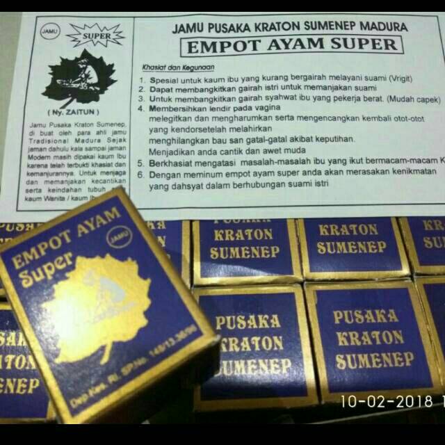 

Jamu empot ayam super