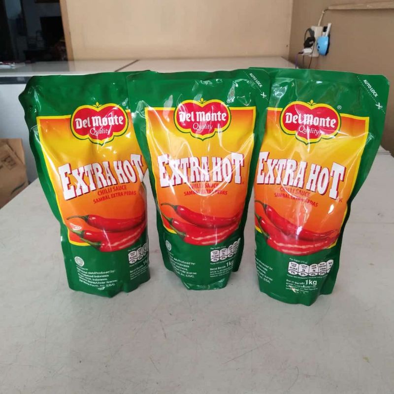 

Saus Extra Hot "DELMONTE" pouch 1kg