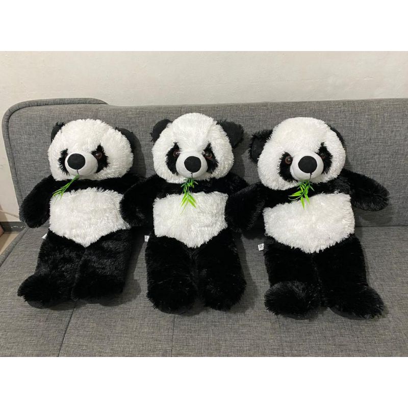 0Boneka Panda Hitam Putih XL Tinggi 60 CM