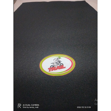 Kulit jok tulisan TRAIL/sarunng jok motor logo TRAIL