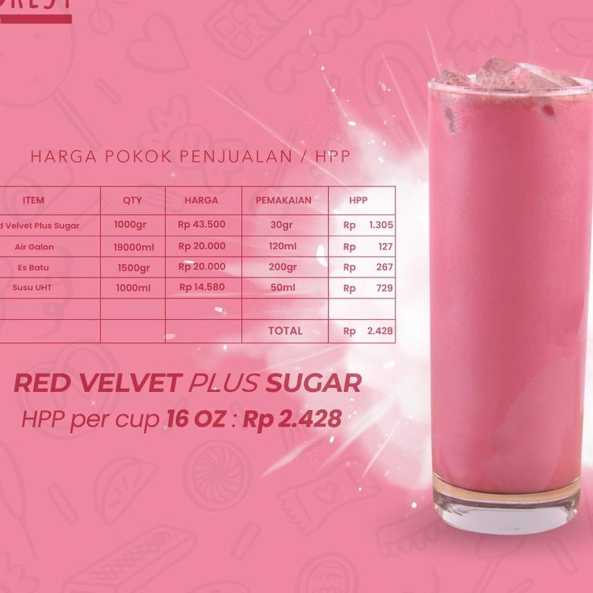 

Diskon Hari ini Bubuk Minuman RED VELVET Powder 1000g PLUS GULA - Forest Bubble Drink [oy -967]