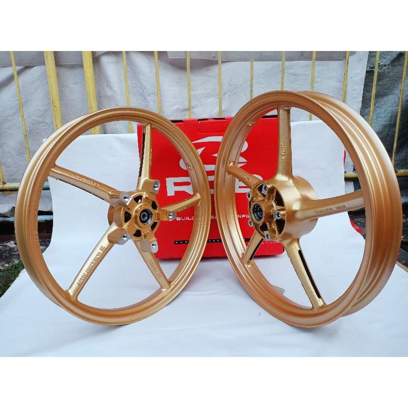 Velg RCB MX King palang 5 SP522 Gold ukuran 160 160 185 ring 17 original RCB