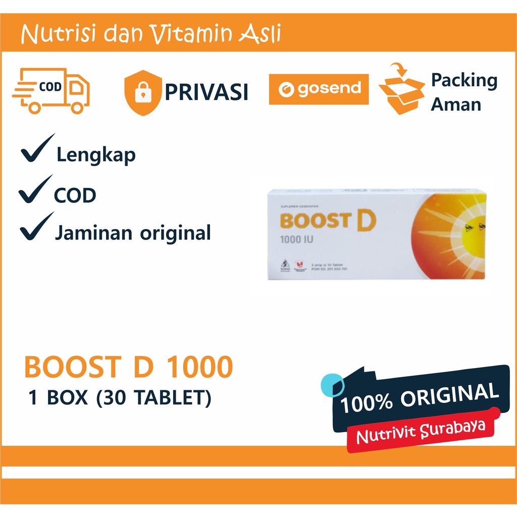 Boost D 1000 IU 1 BOX (30 TABLET)