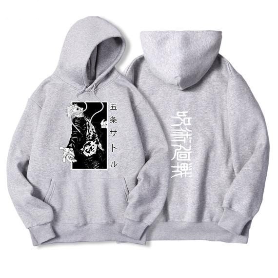 Sweater JUJUTSU KAISEN Oblong / Hoodie Anime SATORU GOJO V1 Jumper