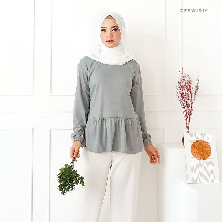 ATASAN KNIT PREMIUM UNTUK WANITA BISA UNTUK BIG SIZE - SHERLY TOP DEEWIDIY