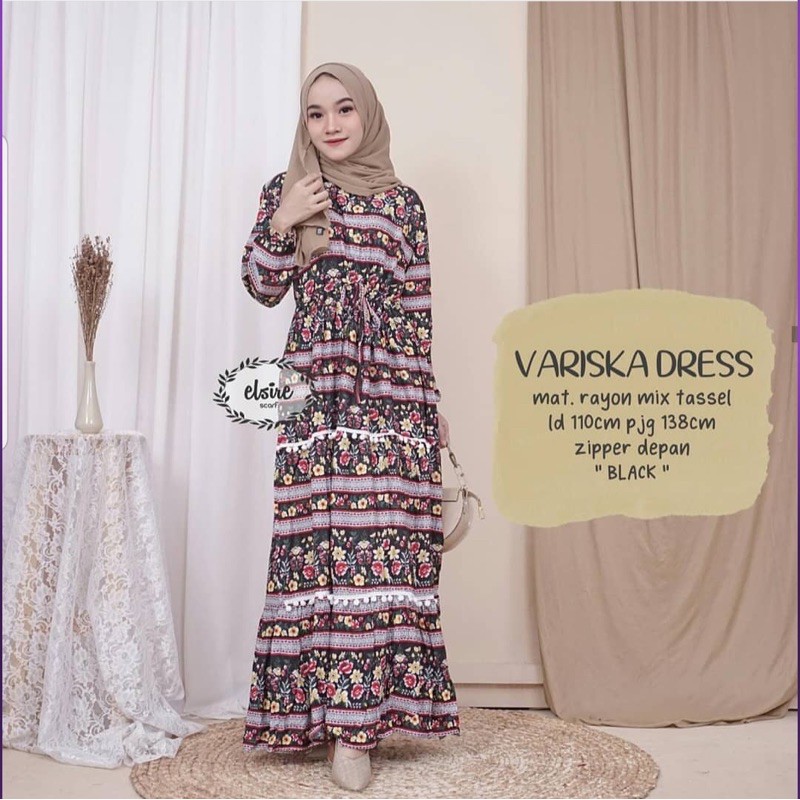 Variska dress rayon elsire