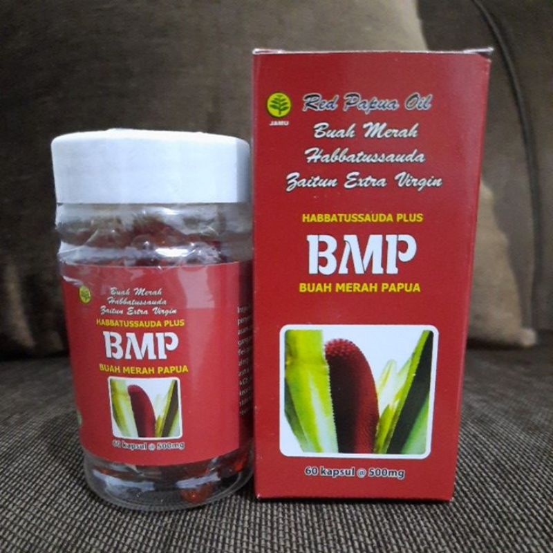 Kapsul Herbal BMP Plus Habbatussauda Murah Buah Merah Papua Plus Habbats