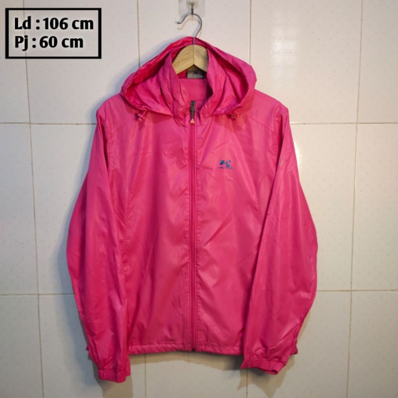 KOLPING preloved branded jaket pria wanita cewek cowok thrift pl bekas second jacket parasut running