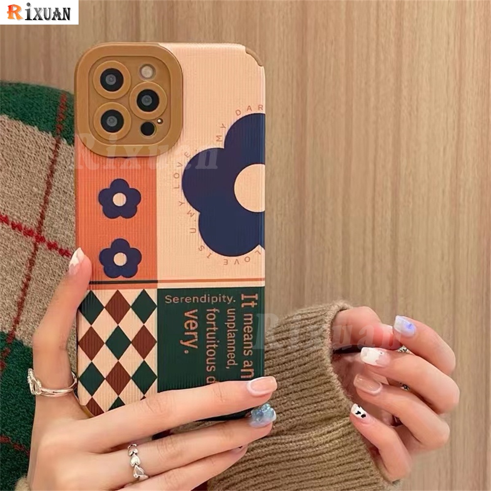 Casing Soft Case Huawei Nova 7SE Nova8 8Pro 7Pro P50 P40 P30Pro Mate 30 40Pro Motif Bunga Smiley Bahan Kulit