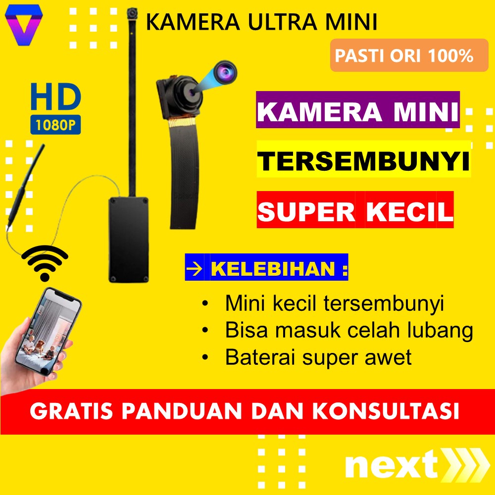 KAMERA MINI TERSEMBUNYI CAMERA KECIL PENGINTAI WIFI CCTV WIFI OUTDOOR SPY CAM HIDDEN CAMERA JS11