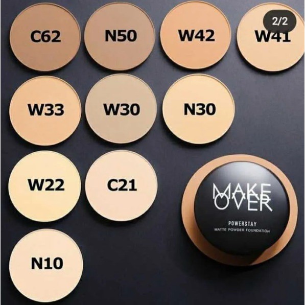 Make Over Powerstay Total Cover Matte Cream Foundation 12gr