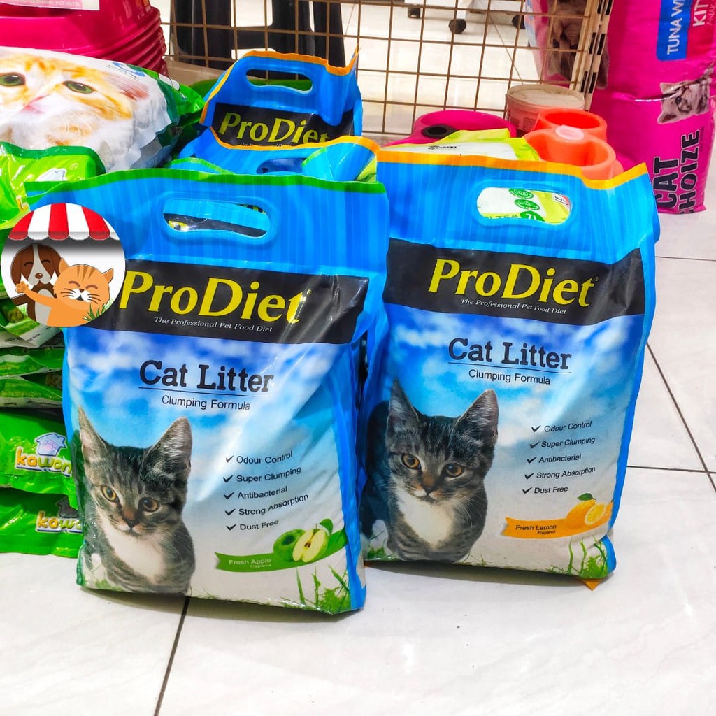 Pasir Kucing Gumpal Prodiet Hygiene Scented Cat Litter 5L Best Quality